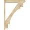 Ekena Millwork Merced Arts & Crafts Rough Sawn Outlooker, Douglas Fir, 6"W x 34"D x 46"H OUT06X34X46MRC03RDF - alternate 4